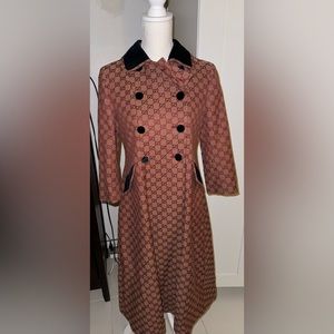 Gucci GG supreme trench coat